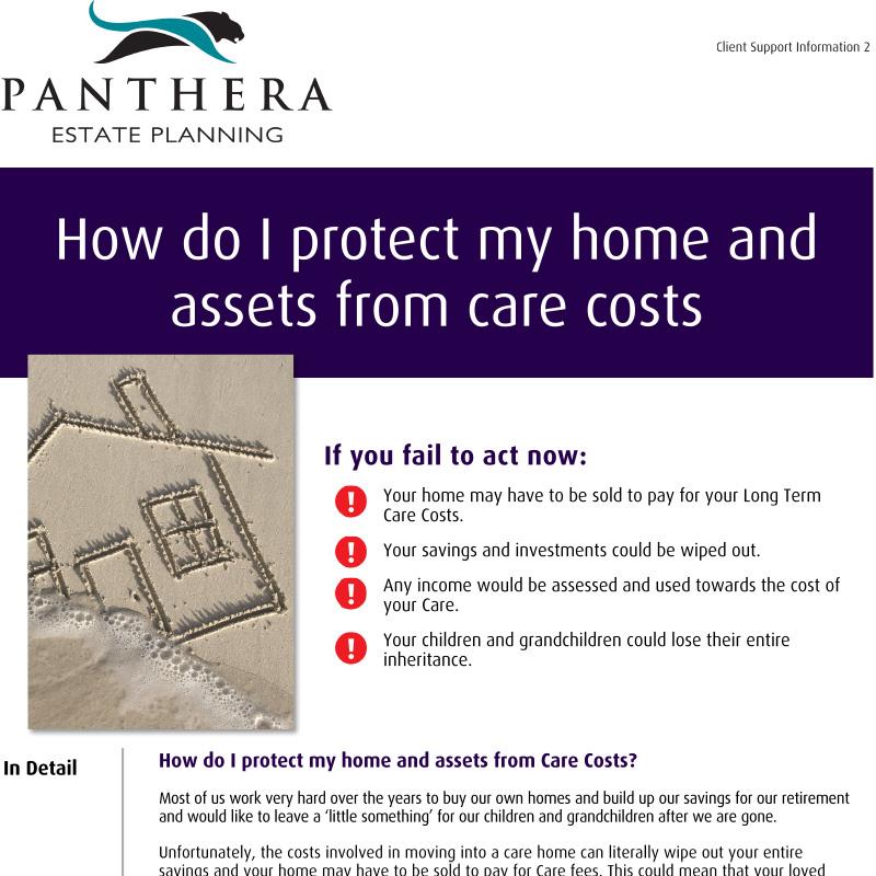 How do I protect my home and assets from care costs?