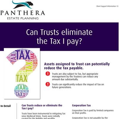 Can Trusts eliminate the Tax I pay?