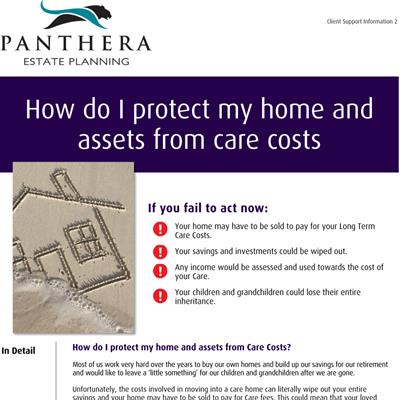 How do I protect my home and assets from care costs?