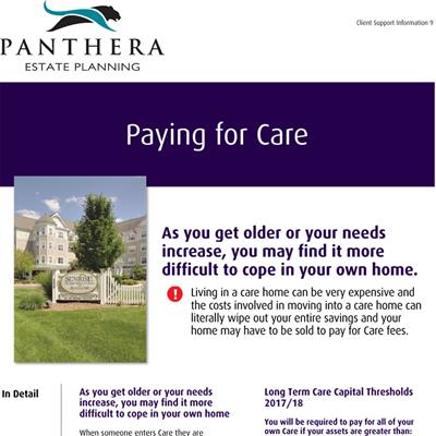 Paying for Care