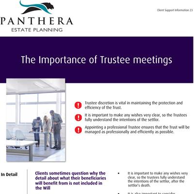 The Importance of Trustee meetings