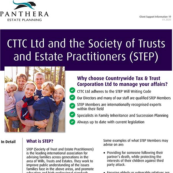 CTTC Ltd and the Society of Trusts and Estate Practitioners (STEP)